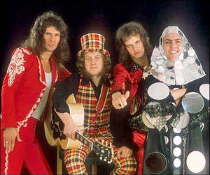 The band at the height of their powers in the early 1970s when they were always in the charts and on Top of the Pops almost every week