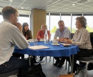 Powys County Council and BIC Innovation engaging with Mid Wales-based manufacturing businesses, and other interested parties, at an event held in Newtown to discuss the plans and survey feedback in September