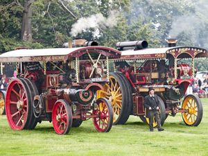 Supporting image for story: Spectacular giants of vintage power to delight the crowds at Shrewsbury Steam Rally