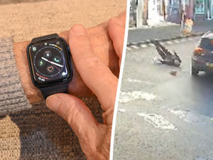 Supporting image for story: Watch: Great-grandad, 82, mown down by car survives after his Apple watch automatically dials 999
