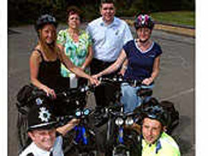 Supporting image for story: Bobbies on bikes gear up for charity