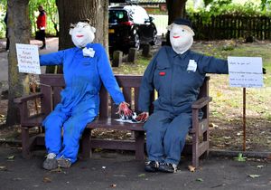These railway workers were spotted sitting on the job, 'get back to work!'