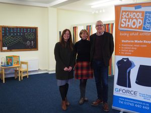 Supporting image for story: School outfitters aids Shropshire children's charity