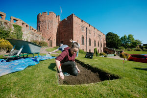 Another Archaeological dig has begun at Shrewsbury Castle