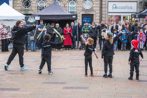 Phantom Arts put on a performance. Photo: Ian Knight / Z70 Photography