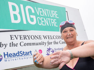 Supporting image for story: Diane dives into charity swim to help Wolverhampton's Big Venture Centre