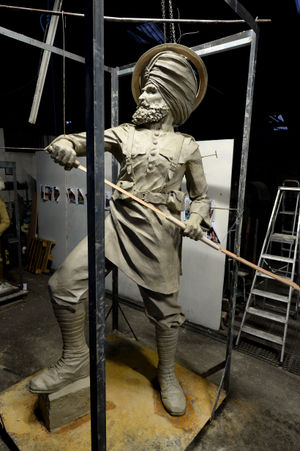 The monument is expected to be unveiled in Wednesfield in September 2021