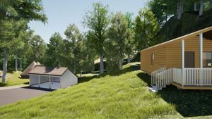 Proposed education facilities at Maddocks Hill Quarry, Little Wenlock, near Wellington. Picture: Base Architecture and Design Ltd / Tree-Ring Services Ltd