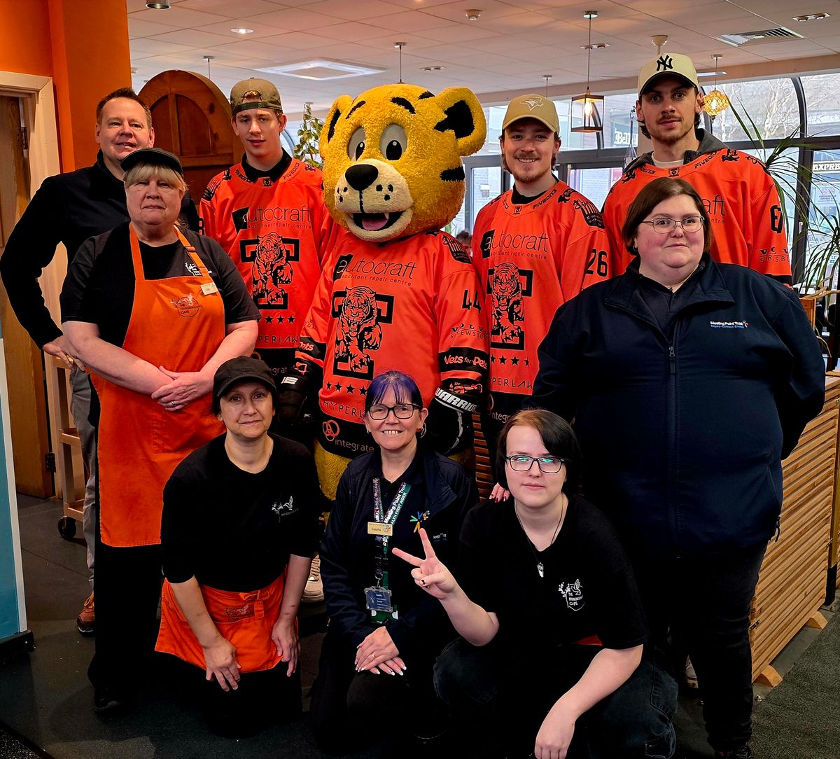 Telford community hub joins forces with Telford Tigers to raise awareness