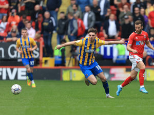 Supporting image for story: Steve Cotterill can help develop Shrewsbury striker Tom Bloxham, says Edwards