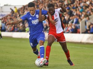 Supporting image for story: Non-League Day: Manny Sonupe in high spirits at Kidderminster Harriers