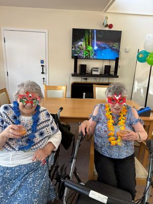 Getting into the party spirit