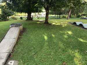 The crazy golf course at Cae Glas Park in Oswestry. Picture: Google
