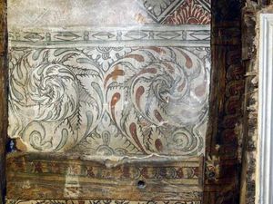 Supporting image for story: Restoration work uncovers Tudor art