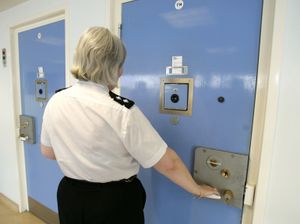 A prison officer at work
