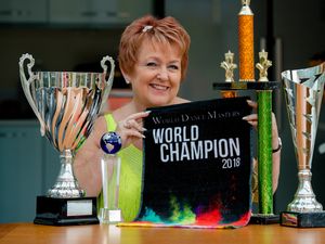 Supporting image for story: Joy for Shropshire dancer as she wins her sixth world championship