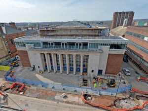 Supporting image for story: Work continues on Wolverhampton's Civic Hall but when will it reopen?