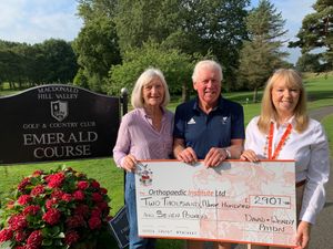 Supporting image for story: £3000 donation for orthopaedic charity