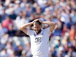 Supporting image for story: Chris Woakes rues ‘pretty frustrating’ close calls on hard-fought opening day