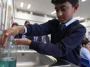 Supporting image for story: More than 100 schools attempt to break record for largest hand-washing lesson