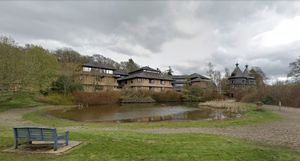 County Hall in Llandrindod Wells - headquarters of Powys County Council. From Google Streetview.