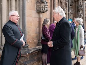 Supporting image for story: Lichfield Cathedral shows off community work to royal visitors