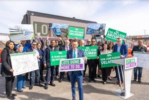 Andy Street launching his 2024 manifesto. Sent by his campaign team.