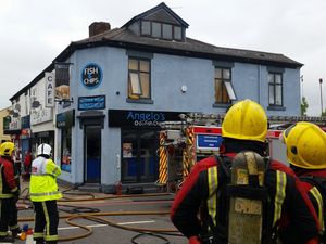 Supporting image for story: Oldbury chip shop hit by blaze as staff and residents escape