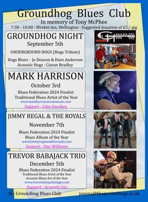 Season 1, Groundhog Blues Club. Image: Joanna Deacon