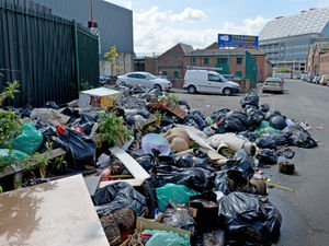 Supporting image for story: Mountains of rubbish around site of new multi-million-pound hospital