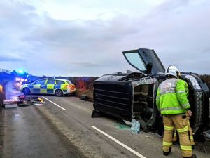 Supporting image for story: Man taken to hospital after 4x4 overturns in rural Shropshire