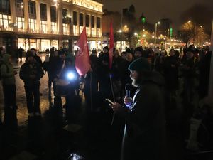 Supporting image for story: Anti-Trump protest held in Dublin amid immigration crackdown