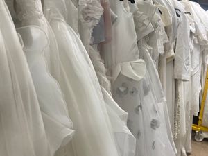 Supporting image for story: Watch: Take a sneak peek at premium wedding dress sale at Newlife