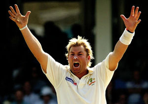 Warne in action for Australia