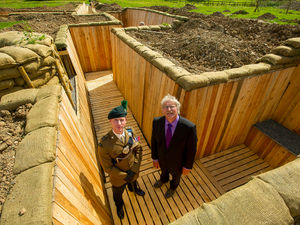 Supporting image for story: Digging in for a war weekend at Park Hall Farm