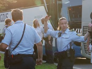 Supporting image for story: Train collision in Denmark leaves multiple people injured