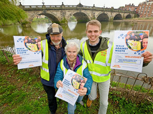 Supporting image for story: Walk against waste takes participants six kilometres across six Shrewsbury bridges