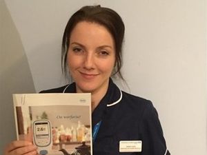 Supporting image for story: Nurse Sarah is in the running to help sick children