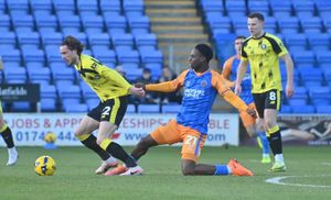 Trey Ogunsuyi was handed his Shrewsbury Town debut 