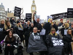 Save Our Salons protest