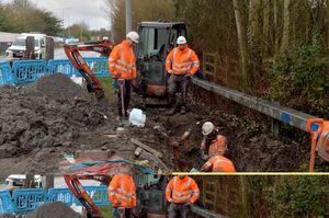 Severn Trent workers onsite