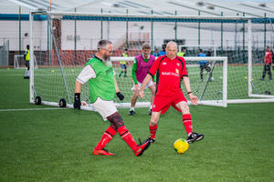 Mike Banks has been enjoying the walking football club for the past two years. Pic: Aaron Scott Richards