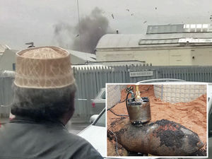 Supporting image for story: Aston Expressway bomb: Controlled explosion carried out on Second World War shell