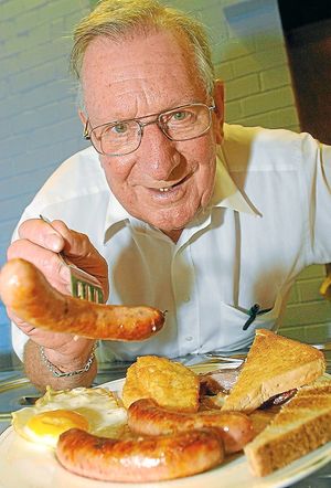 Bill Bowen at the breakfast club at St Oswald’s