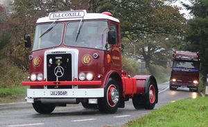 Knighton's Dave Coxill with his Atkinson