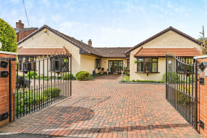 Two bungalows became one at 62 Hockley Lane in Dudley. Photo: Zoopla