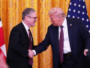 Sir Keir Starmer with Donald Trump