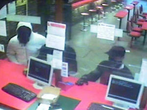 Supporting image for story: Terrifying moment raiders struck at shop