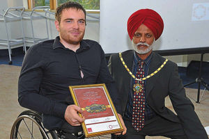 Supporting image for story: Paralympian Mickey Bushell made a freeman of Telford borough