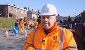 Councillor Richard Overton said the number of potholes reported to the authority has fallen by 15 per cent. Picture: Telford & Wrekin Council.